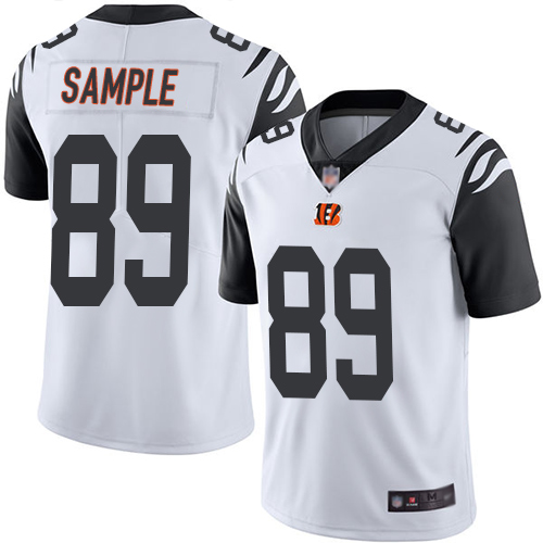 Cincinnati Bengals Limited White Men Drew Sample Jersey NFL Footballl #89 Rush Vapor Untouchable